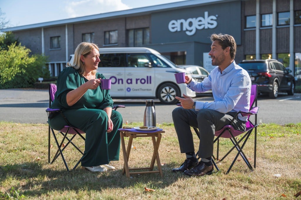 engels office footer on a roll