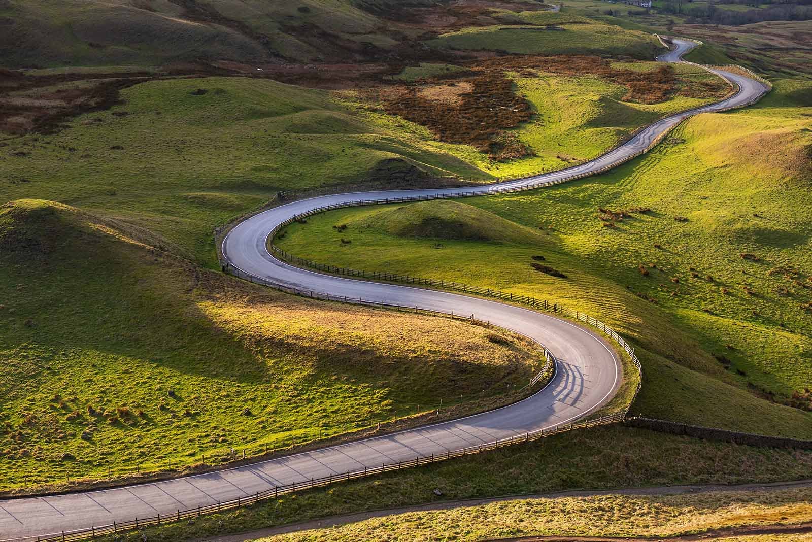 road in the field
