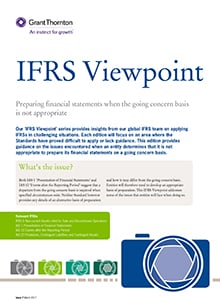Cover image of IFRS Viewpoint issue 7